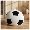 Pequeno Puff em Forma de Bola de Futebol, Costura Multicolorida, Sofá Preguiçoso para Quarto, Sala de Estar, Canto de Leitura, Assento de Lounge para Adultos e Adolescentes
