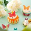 Patelai 5 Pcs Mini Butterfly Silicone Molds Cute Butterfly Fondant Cupcake Topper Chocolate Candy Resin Epoxy Molds for Sugarcraft Cake Decorating,