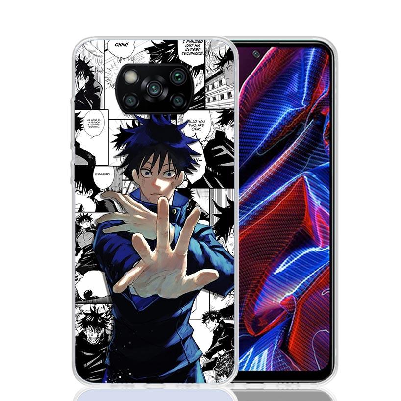 Kaisens Jujutsus Japan Anime Case Phone Cover for Xiaomi Poco X3 Nfc X5 X6 X7 X4 Gt F7 Ultra F6 F5 Pro F4 F3 M5S M5 M4 M3 5G Tre