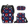 Backpack Spiderman Cartoon Collection Shoulder Bag Pencil Case For School Days