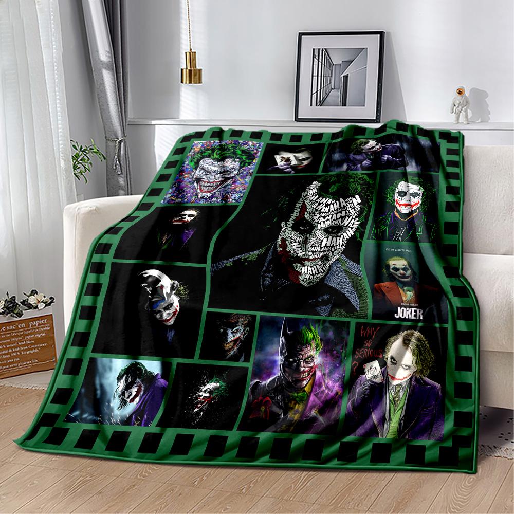 Harley Quinn Joker Blankets are suitable for living rooms,making them an ideal choice for outdoor travel and gifts.