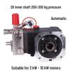 High-Pressure Washer Pump Head: Stainless Steel 1714/1812, 24/28 Shaft, 19 Ceramic Plunger 1509 for Car Wash Machine.
