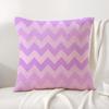 Purple Geometric Pattern Cushion Cover Natural Linen Organic Fabric Double-Sided Printing Sofa Home Decor Gift Pillow Cover