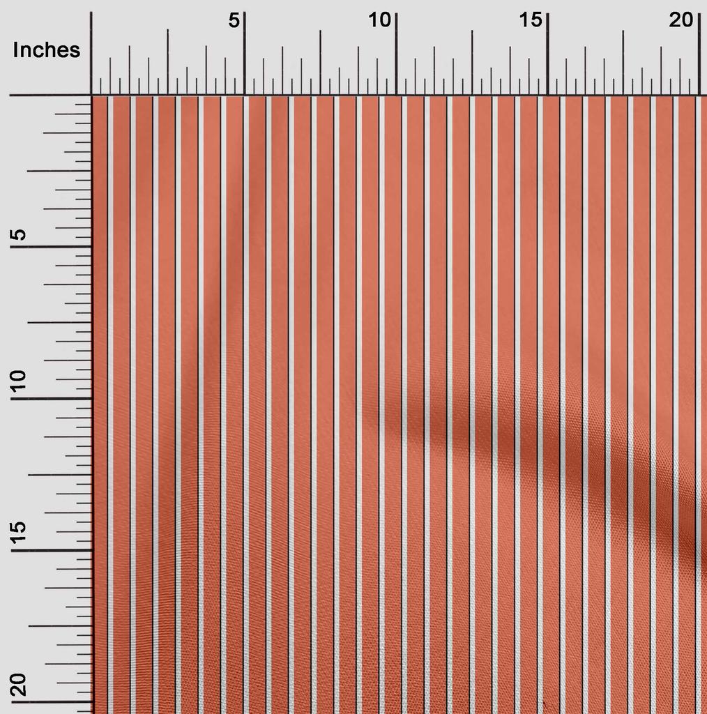 oneOone Cotton Flex Fabric Vertical Stripe Print Sewing Fabric BTY 40 Inch