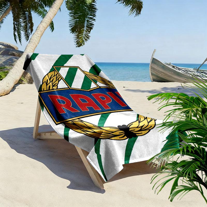 Asciugamano da Spiaggia Rapid Vienna Print, Asciugamano Grande Morbido ad Asciugatura Rapida per Spiaggia Campeggio Nuoto