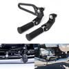 Motorcycle Rear Passenger Foot Pegs Mount Black Rest Pedal Footrest For BMW R18 -UP