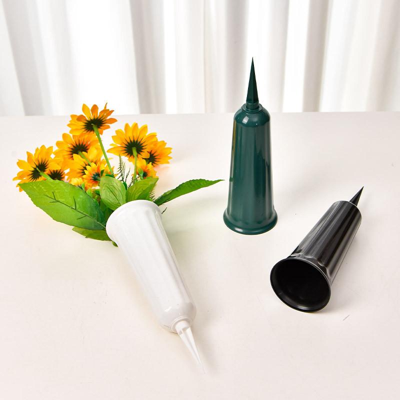Plastic Grave Flower Vase With Durable Design For Cemetery Memorials And Outdoor Use