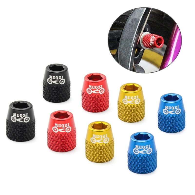 4 ST Cykelbromssko Skruvbyte M6 Bromsklossbultar Aluminiumlegering V-bromsblocksmutter Bromslangsfäste