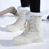 Snow boots women's shoes winter velvet thickened cold-proof warm leg guards high-top versatile large cotton shoes non-slip boots