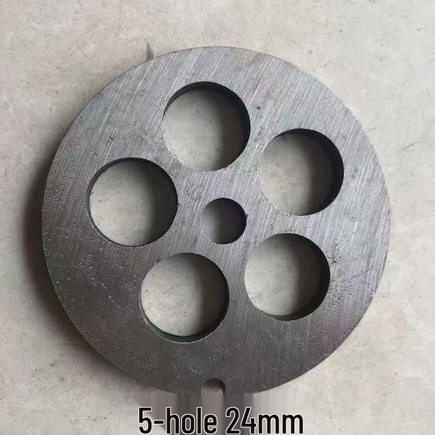 32-Type Meat Grinder Accessory Set: Cross Blade, Round Blade, Grating Plate, Hole Plate, Stainless Steel Blades