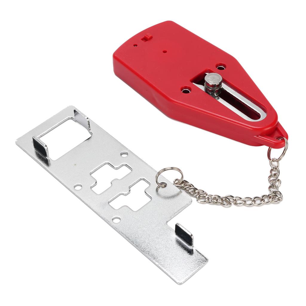 Portable Door Lock with Alarm 130dB Vibration Travel Door Security Device for Hotel Apartment