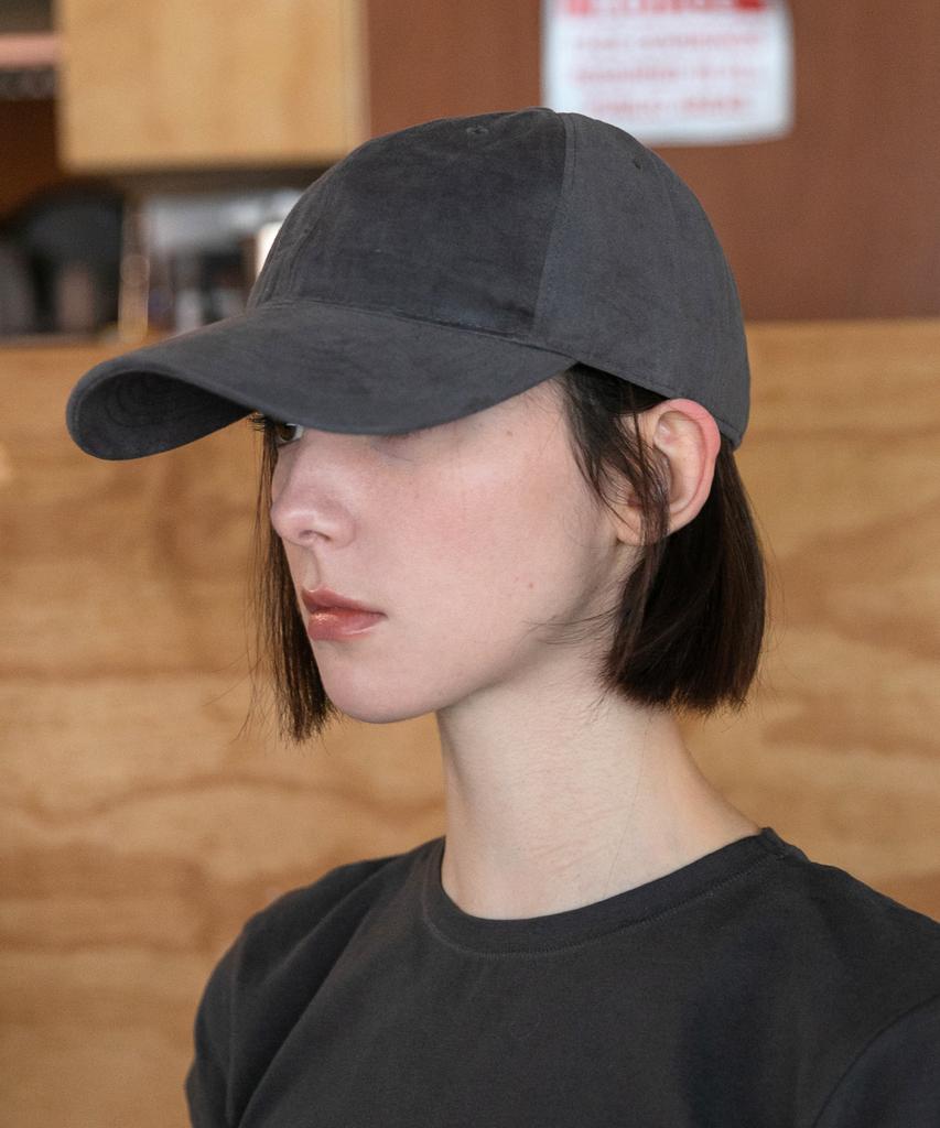 Chaebteo Signature Peach Ball Cap-Charcoal