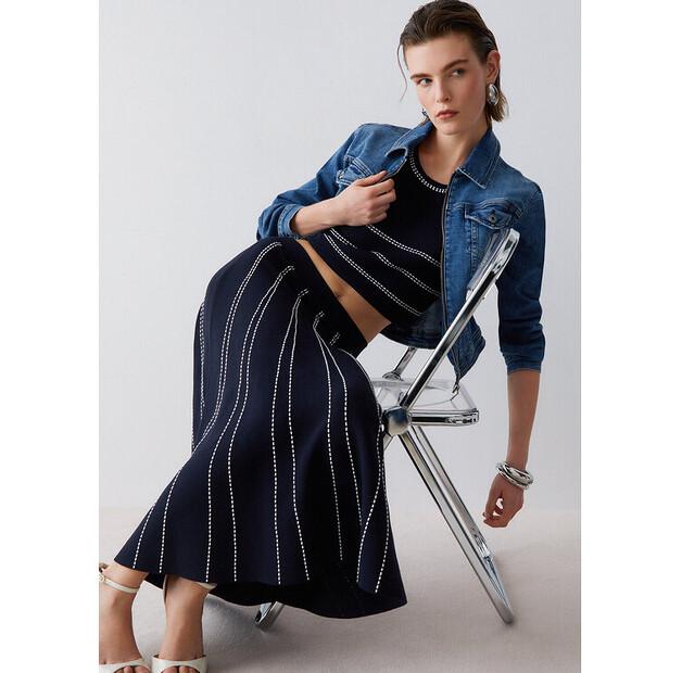 Liu Jo Midi Skirt WA6148MA81RL9057