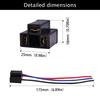 YUNPICAR H4 Headlight Coupler Cable Female Replacement/processing/addition Etc. Waterproof Socket