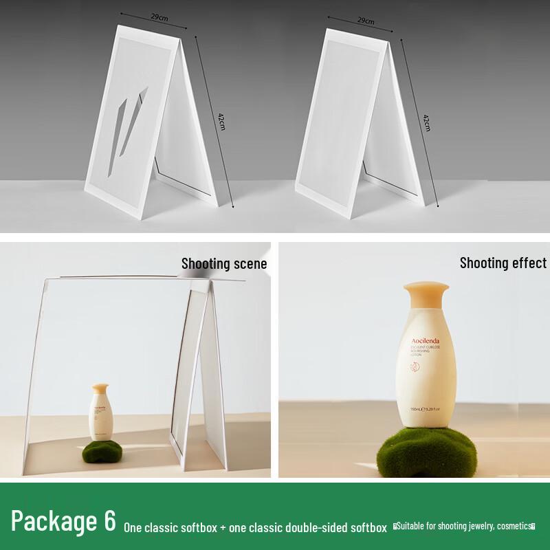 OLOEY Softbox Jewelry Photography Reflector Kit