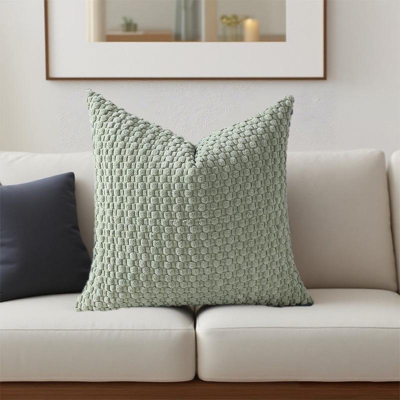 Neues dreidimensionales Kordkissen mit Blasenstruktur Kissen Kissenbezug Wohnzimmer Sofa Rückenlehnenkissenbezug
