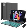 Colorful Backlit Bluetooth Keyboard Case for 2026 Redmi Pad 2 - 9.7-inch Tablet
