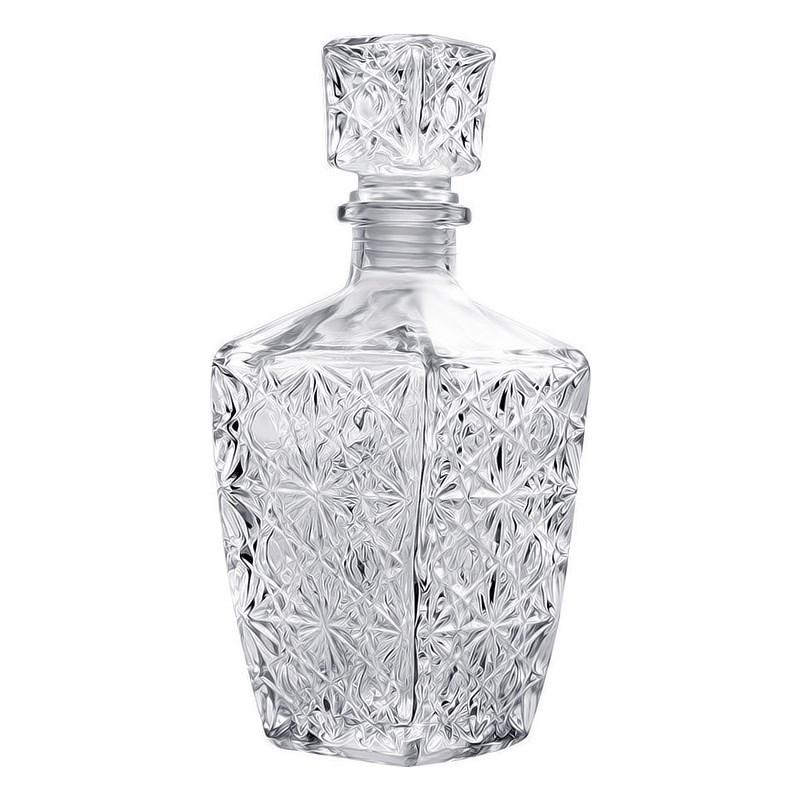 250-1000ml Bottiglia di Vetro Trasparente di Alta Qualità Dispenser per Whisky Bottiglia Creativa per Vino Rosso per Liquori Scotch Bourbon