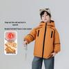 Youyou Fairytale Boys' Fleece Lined Thickened Outdoor Hooded Winter Jacket