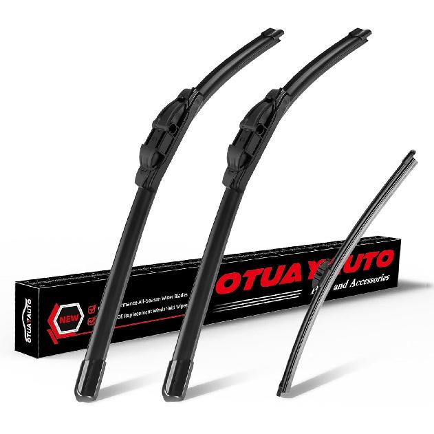 OTUAYAUTO 22"+22" Windshield Wiper Blades Replacement for Chevrolet Silverado 1500 2500 3500 1999-2006 2019-2024 Front Window Wiper Fit Factory