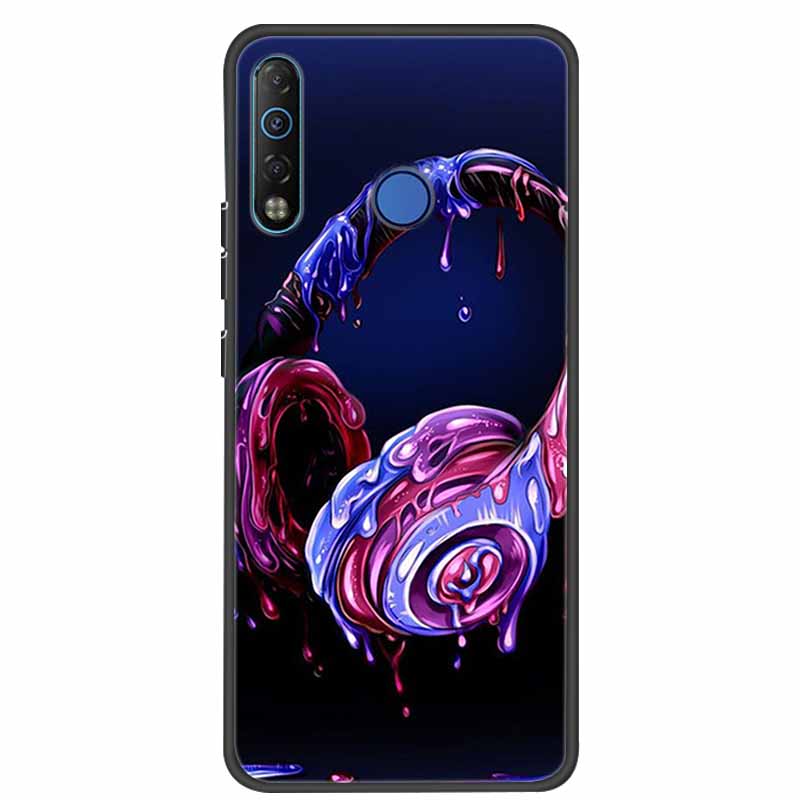 Case For TECNO Camon 12 Air Luxury Silicone Soft Shockproof TPU Back Cover for Tecno Camon 12 CC6 Case Camon12 Funda Love Coque