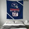 New York Giants Wall Tapestry Aesthetic Wall Hanging Printed Fabric Blanket Decorative Tapestries for Bedroom Living Room Home Decor