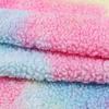 45x50cm Altai Thickened Big Granular Plush Fabric Autumn Winter Tie-Dye DIY Coat Toys Clothing Lining Teddy Cashmere Fabric