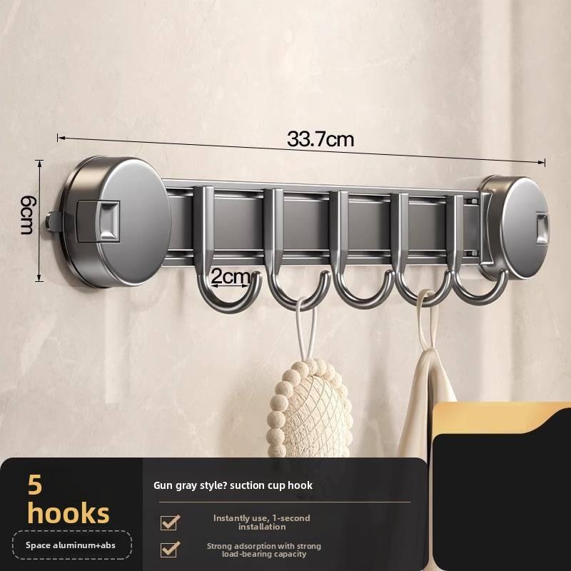 Heavy Duty Suction Cup Hook Set With Hooks For Bathroom Kitchen Wall Mountings