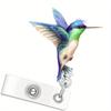 Exquisite Hummingbird Badge Holder for Medical, Education, and Office Professionals.