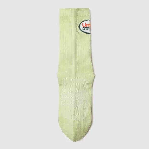 Graphic Cushioning Crew Socks Light Green UR223CSC52
