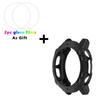 2-I-1 Deksel + Herdet Glass Film For Huami Amazfit Falcon TPU PC Skjermbeskytter & Støtfanger Beskyttelsesdeksel For Amazfit Falcon