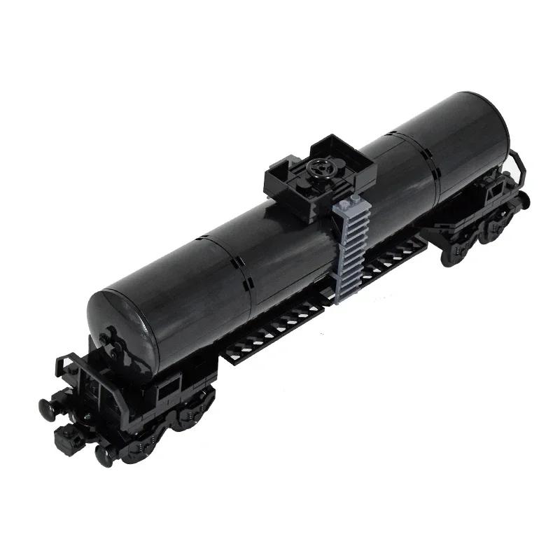 MOC Creative Expert Ideas City Printed Tank Car Express Bricks Building Blocks DIY Toys for children gift