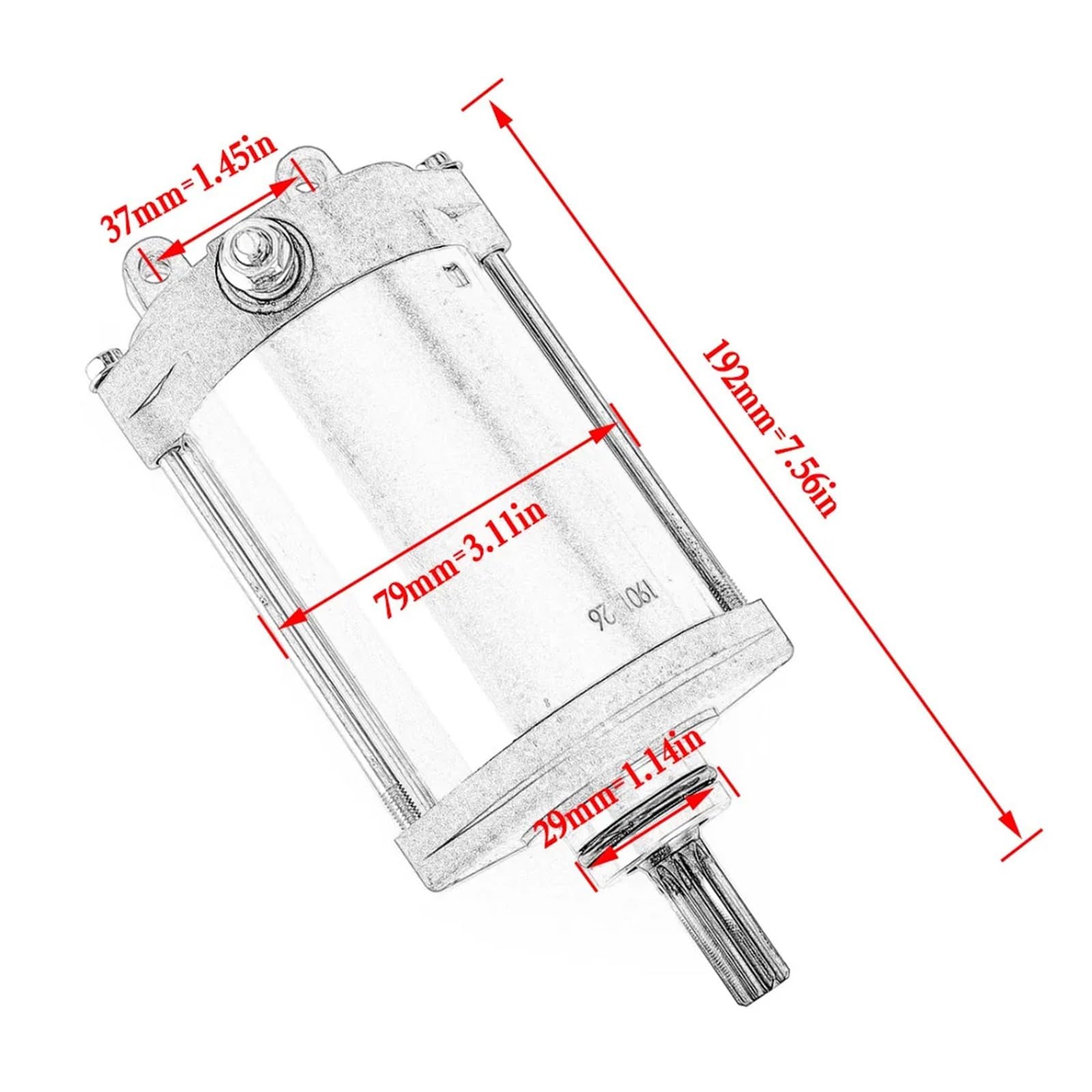 

Starter Motor For Suzuki GSX1300R GSX1300RZ GSX1300RX 203-2007 Fit for Hayab 1300cc Motos Engine Accessories 31100-24F10 1PC Starter