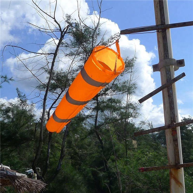 ABUL-2 STÜCK 30 Zoll Windsack Windrichtungs-Messsockenbeutel Mit Reflektierendem Gürtel Für Außenbereiche Flughafen Bauernhof & Park