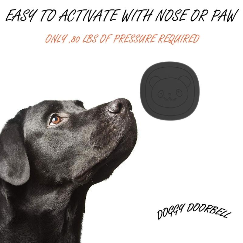 Wireless Pet Entry Notification System With 55 Song Selections Simple Attachment For Dogs Prevents Your Door From Damage