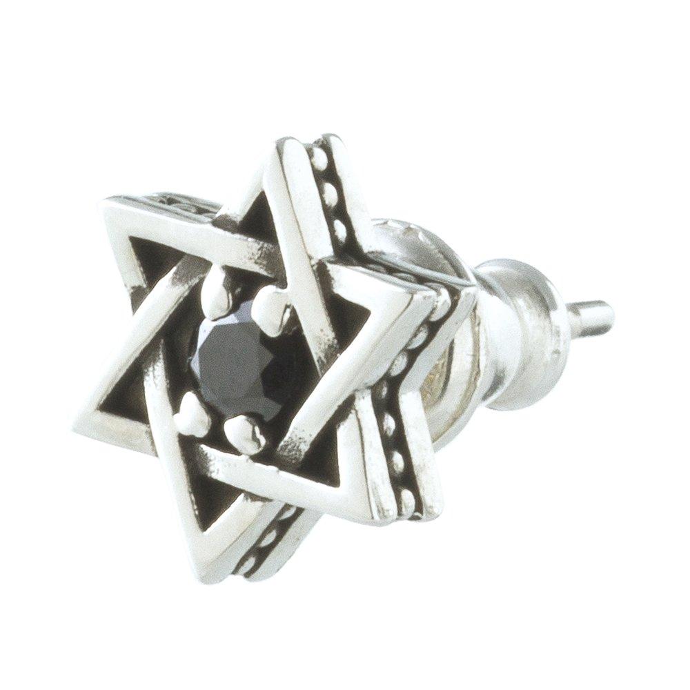 

ARTEMISKINGS Серьги-гвоздики с гексаграммой BK Silver Accessories Brand Jewelry Серебряные серебряные серьги Серьги-гвоздики из серебра 925 пробы [Artemis Kings] ak-ake0072