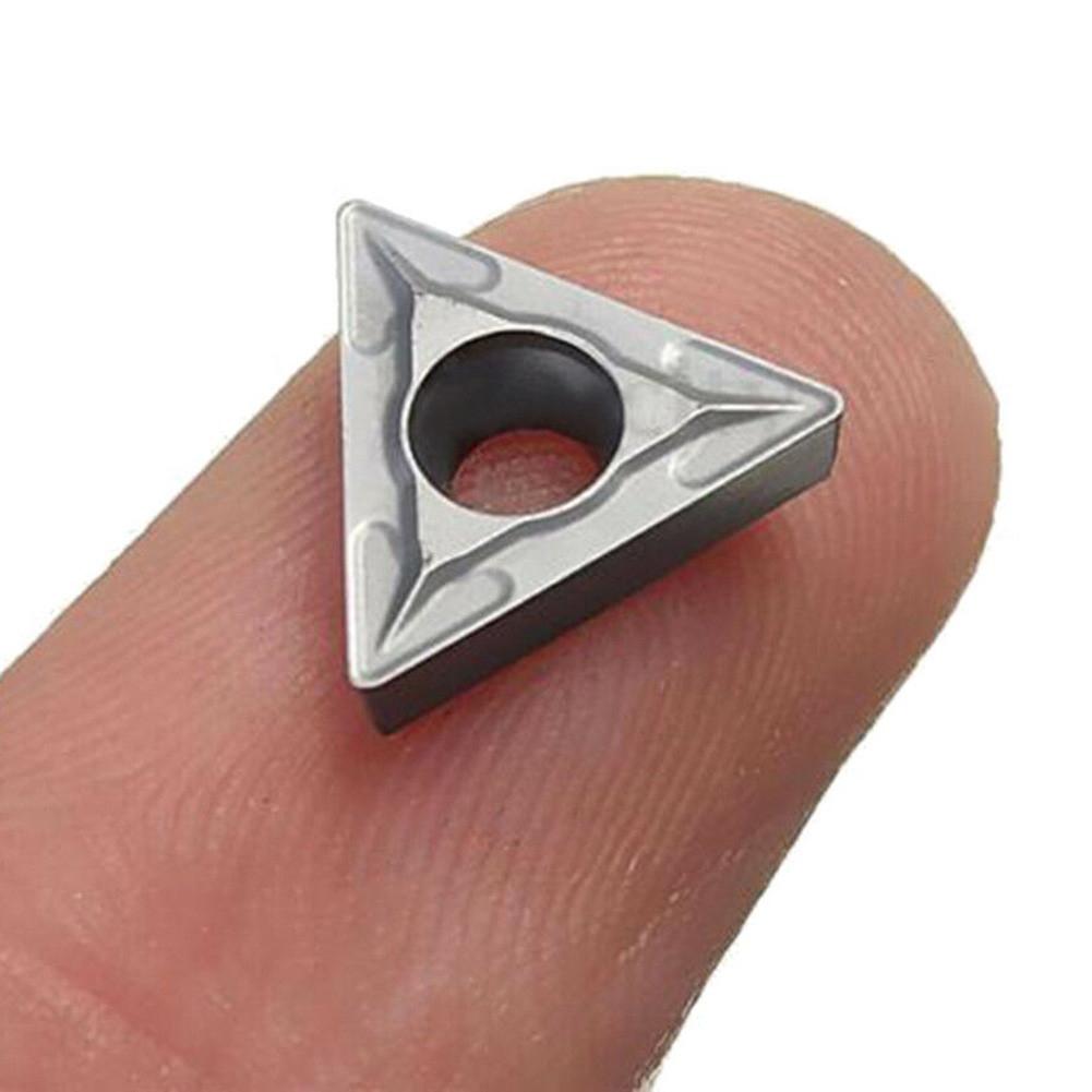 Tool Carbide Inserts Triangular Turning 10pcs CNC Cutter