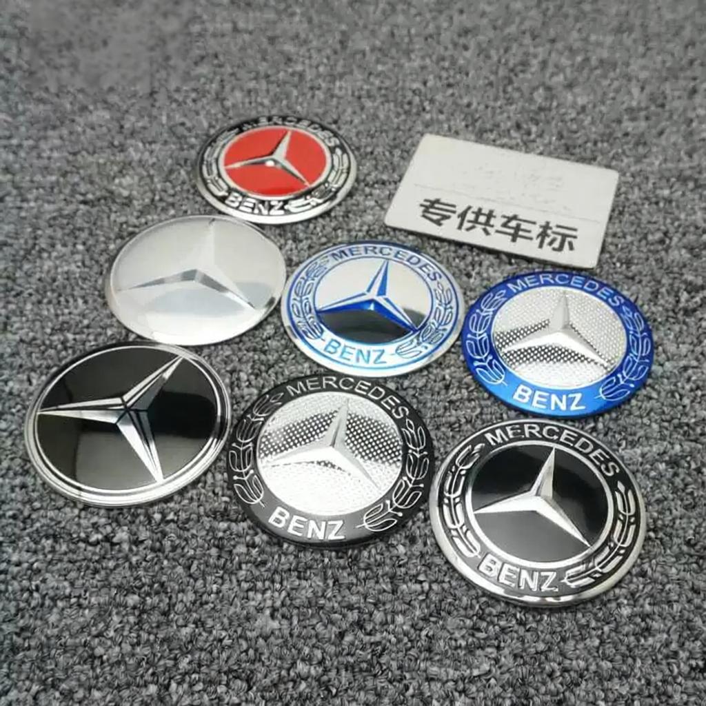 YDC4 VVV-56/60/65mm Car Wheel Center Cover Hub Cap Resin Badge Emblem sticker Decal styling auto Accessories Mercedes Benz C260 C300