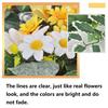Sunflower Wreath Artificial Floral Rattan Ring Wreath for Front Door Decoration Outer Diameter 50cm