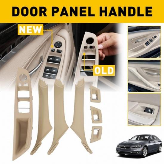 Interior Door Panel Handle Pull Trim Cover For BMW F10 F11 520i 528i 530i 535i