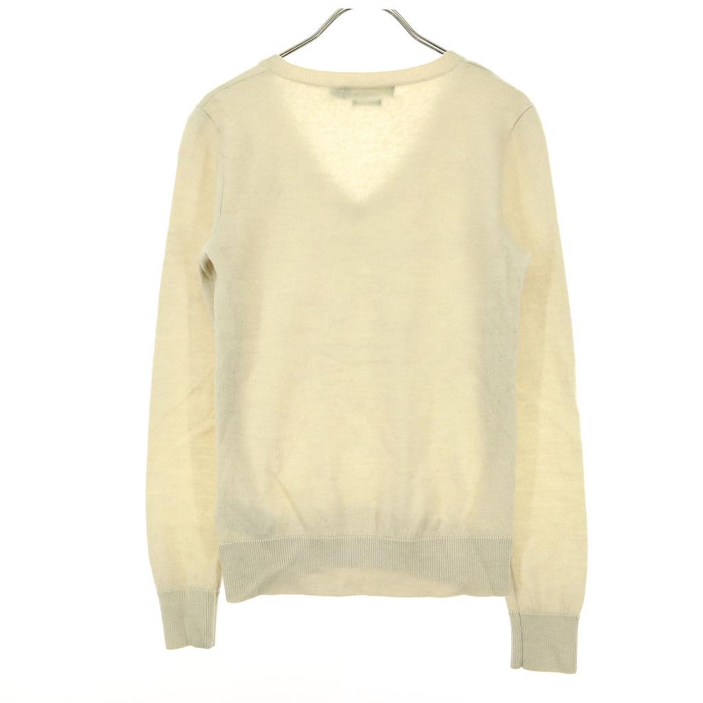 POLO GOLF RALPH LAUREN Long sleeve V neck knit M beige Women Used