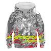 Cyberpunk Cyberpunk, Edge Walker Children's Hooded Sweater 3D Digital Printing Children's Jacket Men