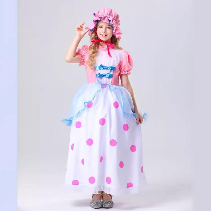 Halloween Toy Story Cartoon Character Cosplay Children's Shepherd Girl Stage Performance Costume