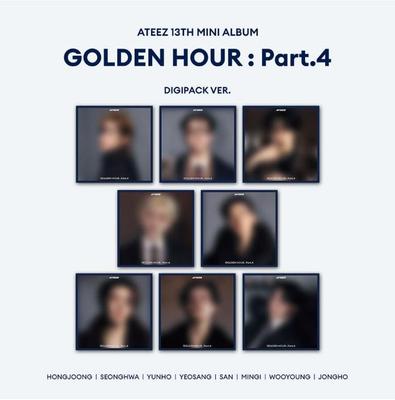 [PRE-ORDER] ATEEZ 10th Mini Album GOLDEN HOUR : Part.4 DIGIPACK Version (Random)