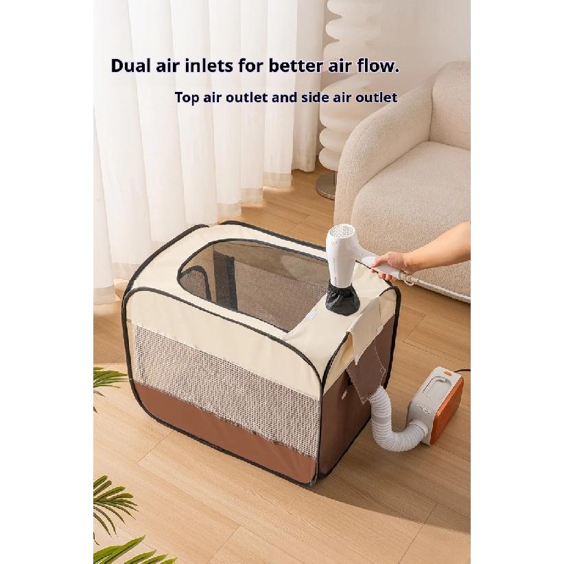Pet Drying Box for Cats And Dogs Home Use Blow Dryer Water Removal Hair Drying Bag Pet Bathing Tool for Kittens And Puppies
