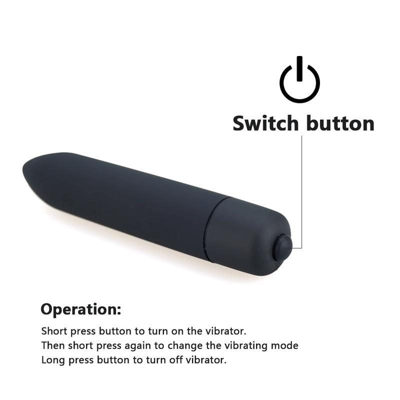 10 Speed Mini Bullet Vibrator G Spot Vibration Vagina Clitoris Stimulator Dildo Vibrator Adult Sex Toys for Women Masturbation