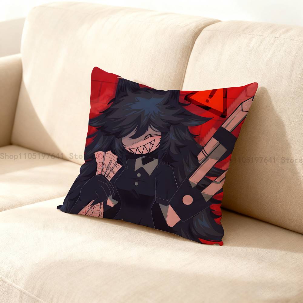 F-Fundamental Paper E-Education Anime Celebrity Merchandise All-Match Printed Pillow Case Sofa Office Room Decoration Protector