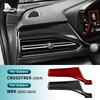 For Subaru Crosstrek 2024 WRX/WRX STI   Real Hard Carbon Fiber Main Driver's Left Trim Sticker Interior Car Accessories