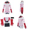 Superbe Costume de Cosplay d'Angel Dust de Hazbin Hotel Avec une Fabrication Exquise Pour Halloween