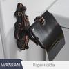 Paper Holders Toilet Wall Mounted Brass Roll Tissue Holder For Paper Towel Bathroom Accessories Black WC Paper Shelf WF-88808